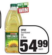 Spar Sunflower Oil-2L Each