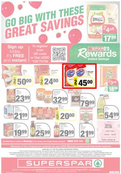 SUPERSPAR EASTERN CAPE : Go Big (27 July - 8 August 2021) Valid In | Bluewater Bay, Amalinda, Knysna, Heather Park, Jeffery's Bay, Rosehill, Protea, Sedgefield, Spandau, page 12