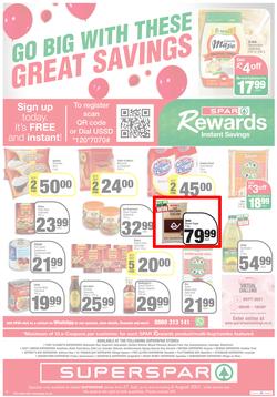 SUPERSPAR EASTERN CAPE : Go Big (27 July - 8 August 2021) Valid In | Bluewater Bay, Amalinda, Knysna, Heather Park, Jeffery's Bay, Rosehill, Protea, Sedgefield, Spandau, page 12