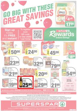 SUPERSPAR EASTERN CAPE : Go Big (27 July - 8 August 2021) Valid In | Bluewater Bay, Amalinda, Knysna, Heather Park, Jeffery's Bay, Rosehill, Protea, Sedgefield, Spandau, page 12
