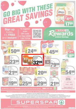 SUPERSPAR EASTERN CAPE : Go Big (27 July - 8 August 2021) Valid In | Bluewater Bay, Amalinda, Knysna, Heather Park, Jeffery's Bay, Rosehill, Protea, Sedgefield, Spandau, page 12