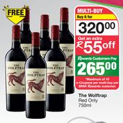 The Wolftrap Red Only-For 6 x 750ml