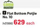 Campmaster Flat Bottom Potjie No.10-Each