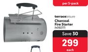 Terrace Leisure Charcoal Fire Starter-Each