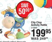 Playgro Clip Clop Activity Rattle