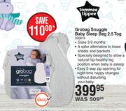 Tommee Tippee Grobag Snuggle Baby Sleep Bag 2.5 Tog