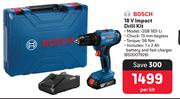Bosch 18V Impact Drill Kit GSB 183-Li-Per Kit