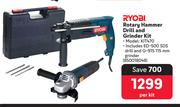 Ryobi Rotary Hammer Drill & Grinder Kit KIT470-Per Kit