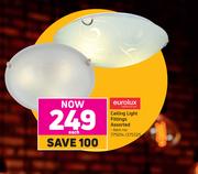 Eurolux Ceiling Light Fittings Assorted-Each