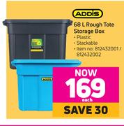 Addis 68L Rough Tote Storage Box-Each