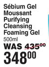 Bioderma Sebium Gel Moussant Purifying Cleansing Foaming Gel-500ml