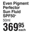 Eucerin Sun Protection Even Pigment Perfector Sun Fluid SPF50+-50ml Each