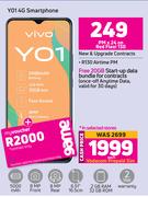 Vivo Y01 4G Smartphone-On Red Flexi 130
