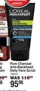 L'Oreal Pure Charcoal Anti-Balckhead Daily Face Scrub-100ml