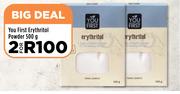 You First Xylitol-500g EachErythritol Powder-For 2 x 500g