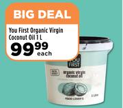 You First Organic Virgin Coconut Oil-1L Each