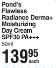 Pond's Flawless Radiance Derma+ Moisturizing Day Cream SPF30 PA+++-50ml Each