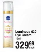 Nivea Luminous 630 Eye Serum-15ml Each