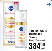 Nivea Luminous 630 Treatment Serum Assorted-30ml Each