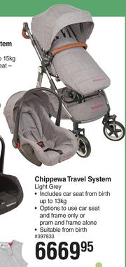 Special Titanium Baby Chippewa Travel System Light Grey Each m