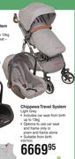 Titanium Baby Chippewa Travel System Light Grey-Each
