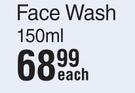 Portia M Face Wash-150ml Each