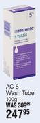 Benzaderm Benzac AC 5 Wash Tube-100g