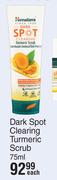 Himalaya Dark Spot Clearing Turmeric Scrub-75ml Each