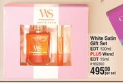 White Satin Gift Set EDT-100ml Per Set