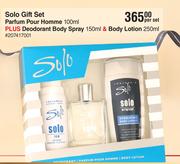 Lentheric Solo Gift Set Parfum Pour Homme-100ml Per Set