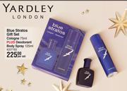 Yardley Blue Stratos Gift Set Cologne-75ml Per Set