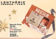 Lentheric Masculin Force Gift Set EDT-100ml Per Set