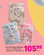 Flannel Fleece Blankets-Each