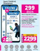 Tecno Spark 7 64GB 4G Smartphone-Each