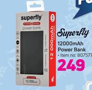 Superfly 12000 Mah Powerbank