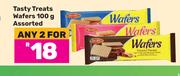 Tasty Treats Wafers Assorted-For Any 2 x 100g