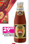 All Gold Tomato Sauce-700ml Each