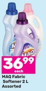 Maq Fabric Softener Assorted-2L Each