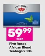 Five Roses African Blend Teabags-200s