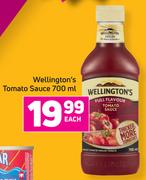 Wellington's Tomato Sauce-700ml Each