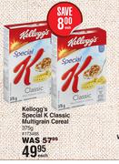 Kellogg's Special K Classic Multigrain Cereal-375g Each