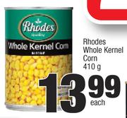 Rhodes Whole Kernel Corn-410g