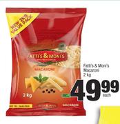 Fatti's & Moni's Macaroni-2Kg Each