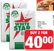 White Star Super Maize Meal-For 2 x 2.5Kg