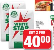 White Star Super Maize Meal-For 2 x 2.5Kg