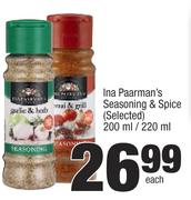 Ina Paarman's Seasoning & Spice(Selected)-200ml/220ml Each