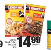 Knorrox Stock Cubes(Selected)-24s Per Pack
