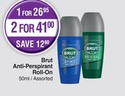 Burt Anti-Perspirant Roll-On Assorted-For 1 x 50ml