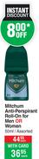 Mitchum Anti-Perspirant Roll-On For Men Or Women Assorted-50ml Each