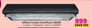 Univa 600mm Cooker Hood (Black) U600B